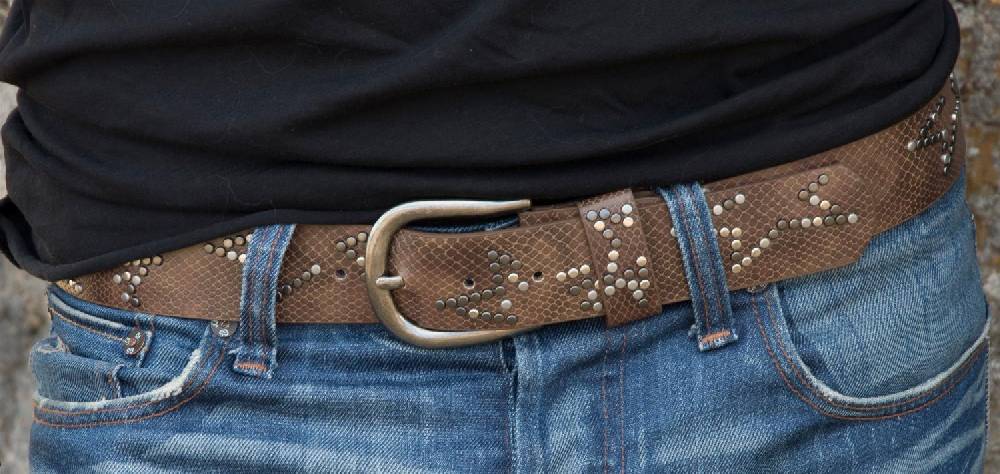 Stylebreaker Gürtel Mit Nieten In Sternform