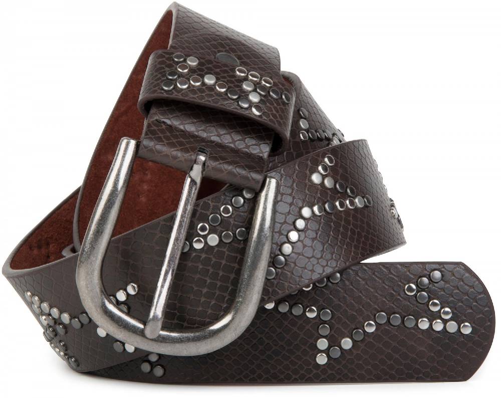 Stylebreaker Gürtel mit Nieten in Sternform