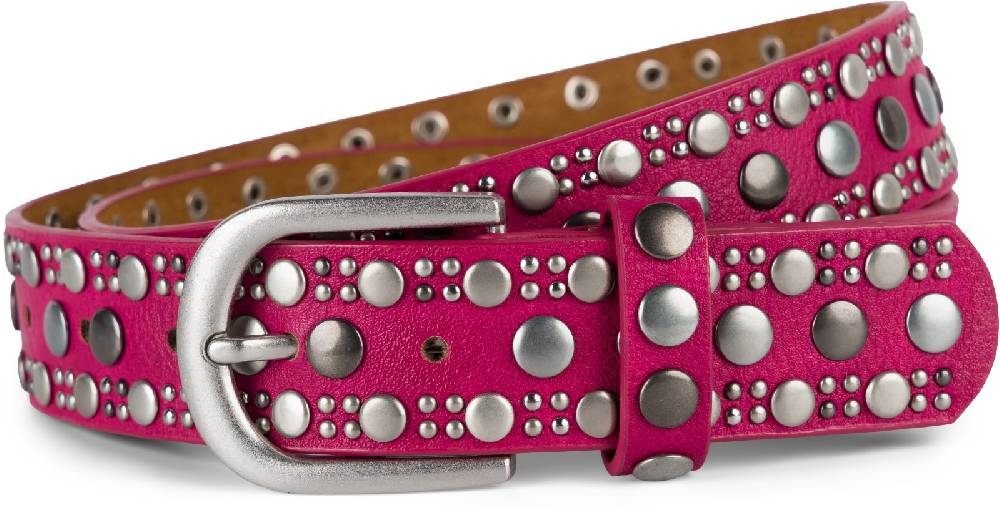 Stylebreaker Gürtel mit runden Nieten