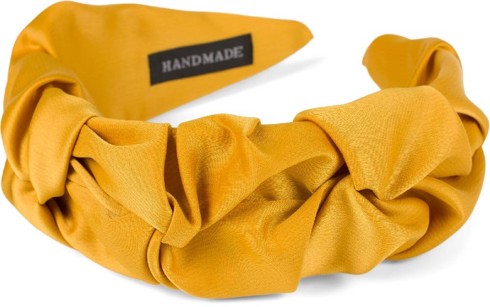 Stylebreaker Haarreif geflochten in Rüschen Optik