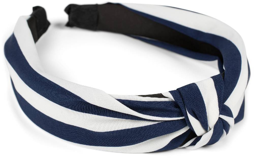 Stylebreaker Haarreif mit Streifen Muster