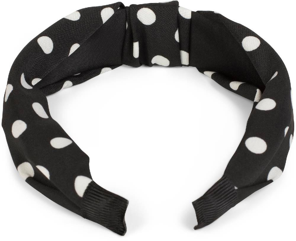Stylebreaker Haarreif Mit Vintage Punkte Muster