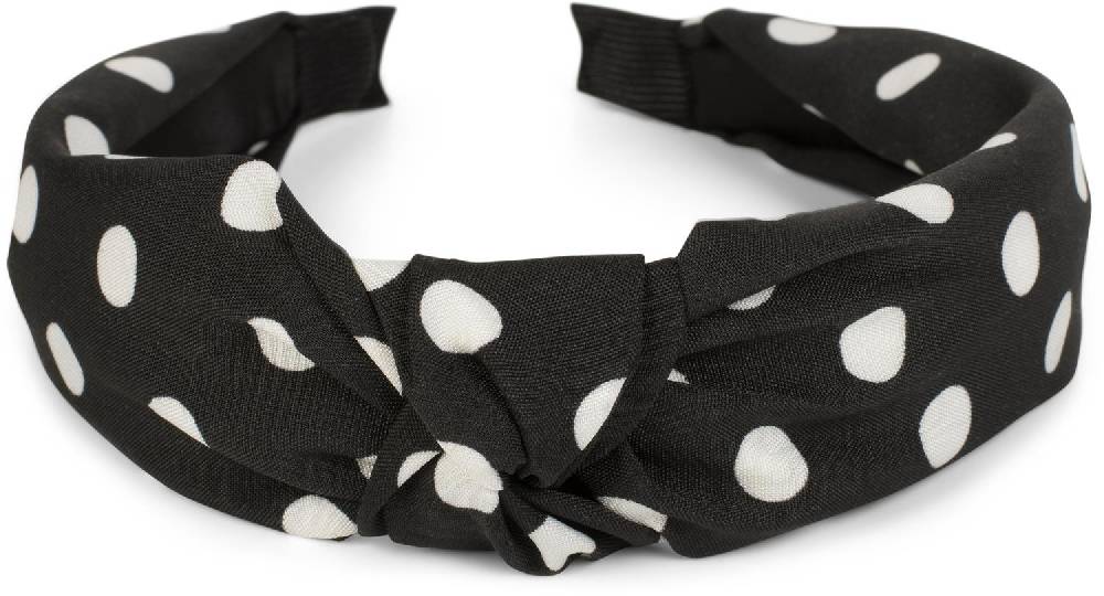 Stylebreaker Haarreif Mit Vintage Punkte Muster