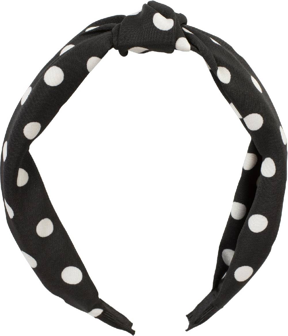 Stylebreaker Haarreif Mit Vintage Punkte Muster