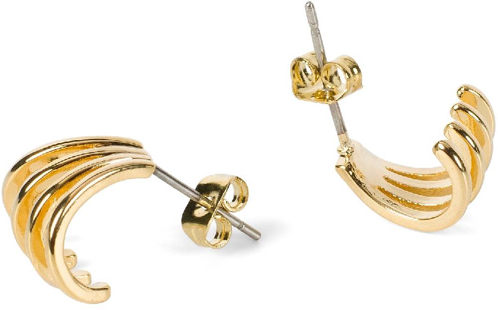 Stylebreaker Halbrunde Hoops In 4-teiliger Optik