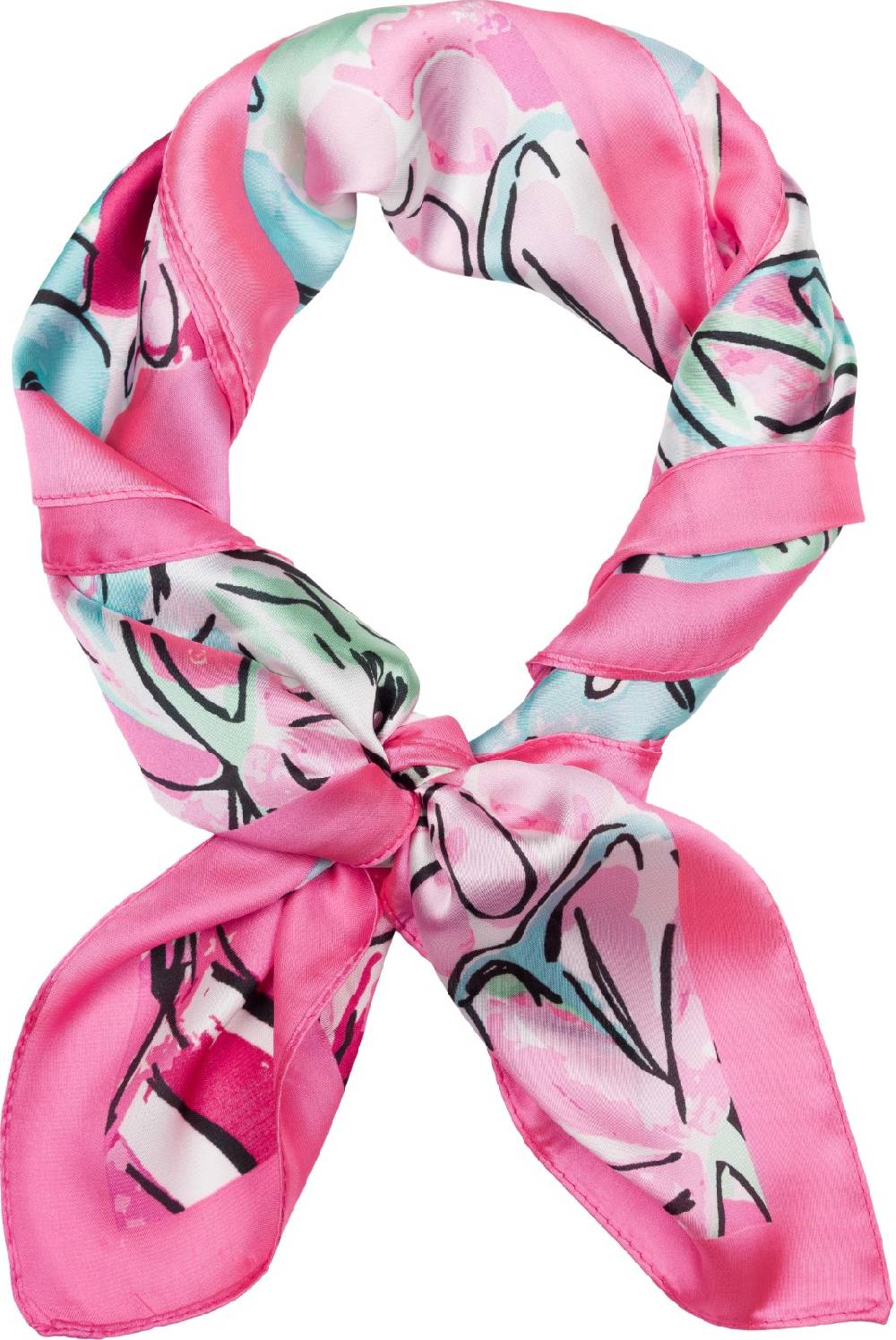 Stylebreaker Halstuch Palmen Muster Popart Style