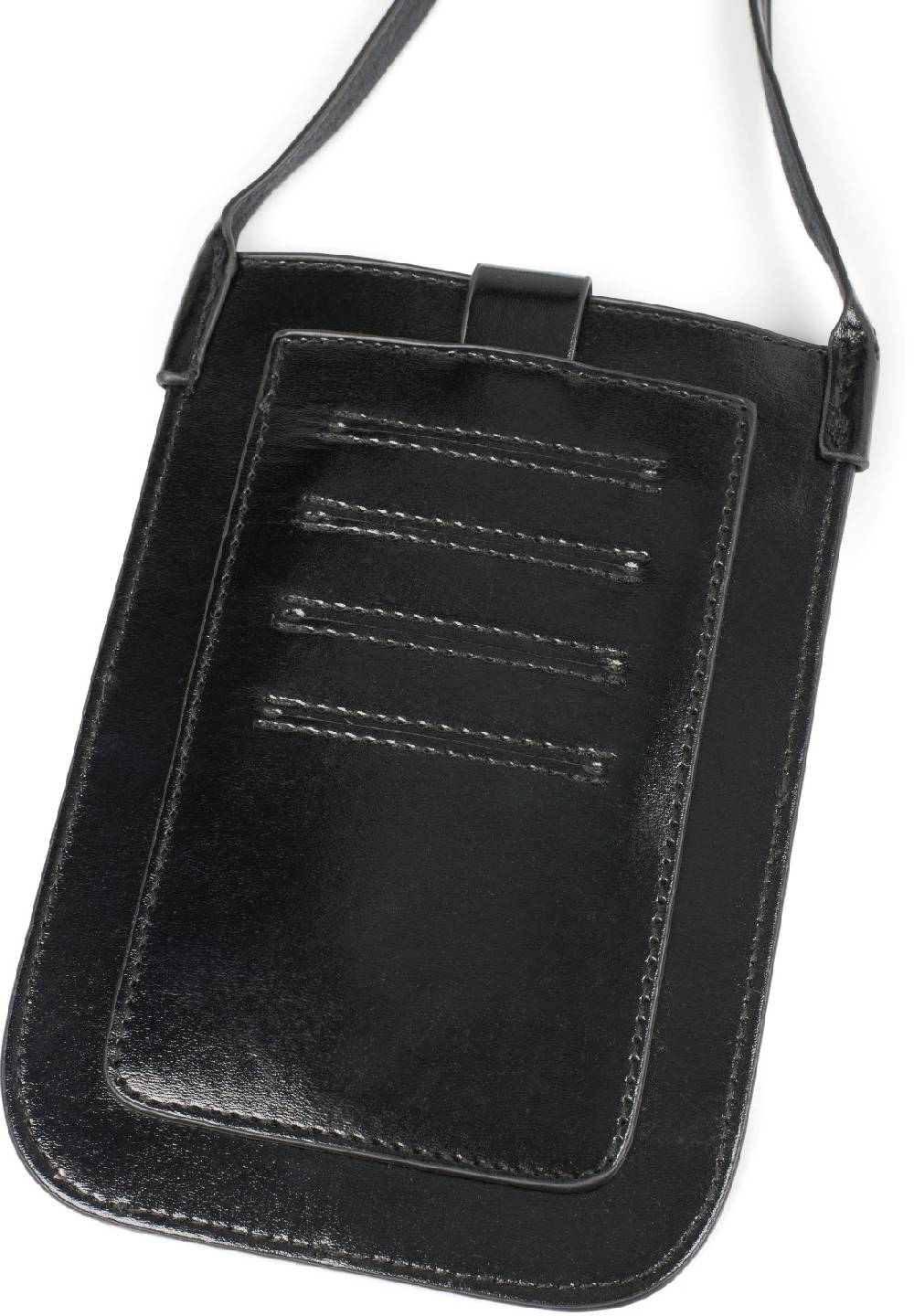 Stylebreaker Handy Umhängetasche Metallic Optik