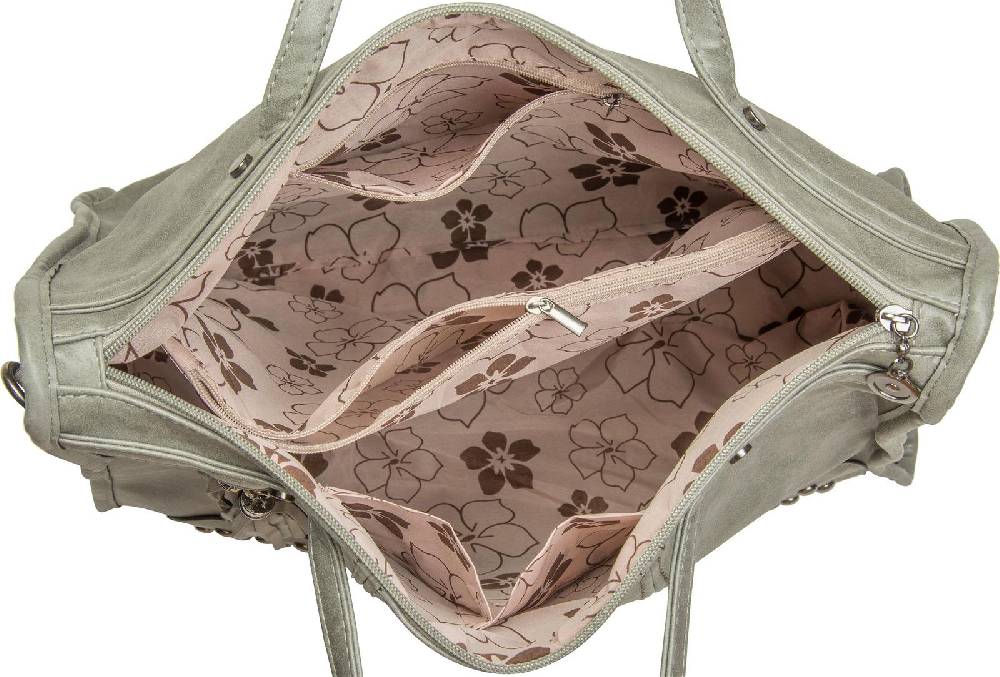 Stylebreaker Henkeltasche Mit Nieten Und Quaste