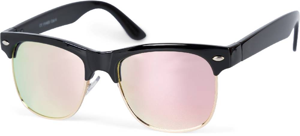 Stylebreaker Kinder Sonnenbrille Ovale Gläser