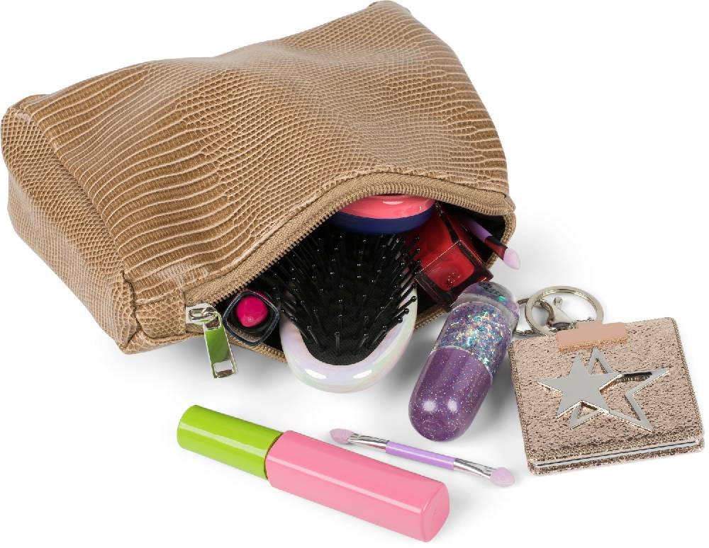 Stylebreaker Krokoleder Optik Kosmetiktasche