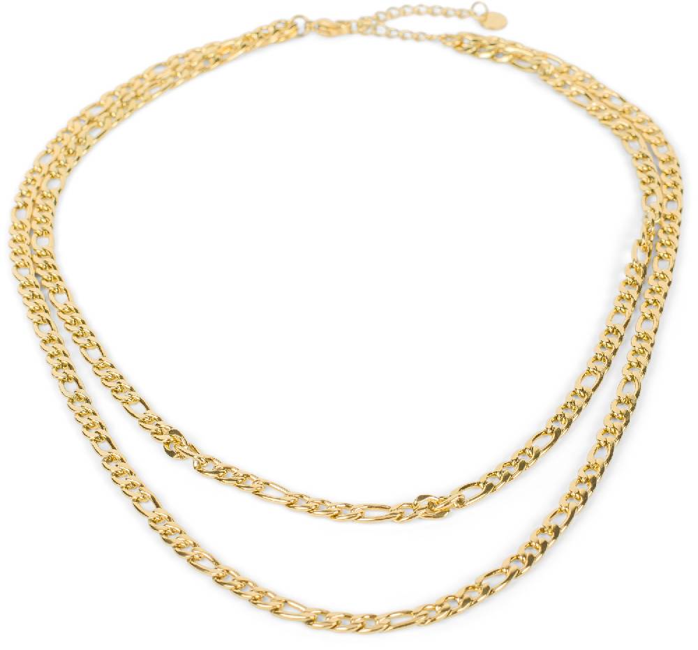 Stylebreaker Layer Figaro Halskette