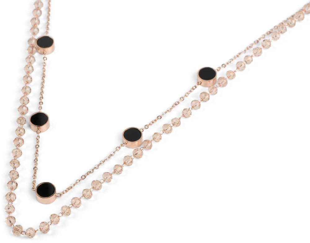 Stylebreaker Layer Halskette Mit Kunststoff Perlen