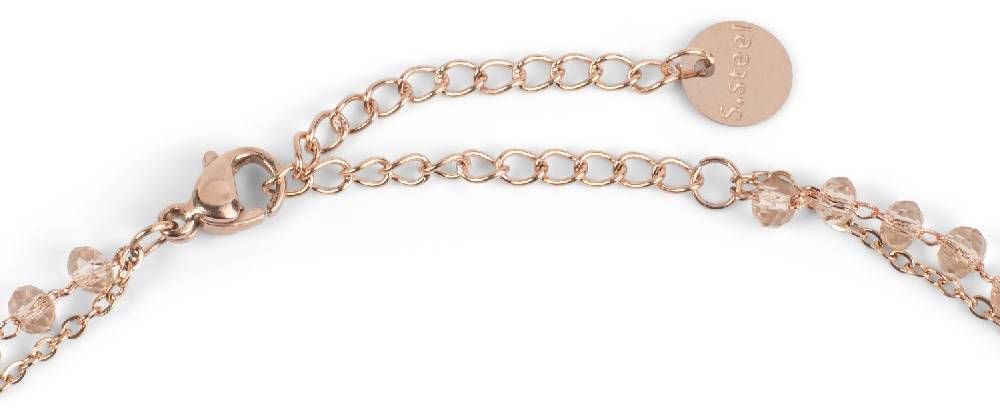 Stylebreaker Layer Halskette Mit Kunststoff Perlen