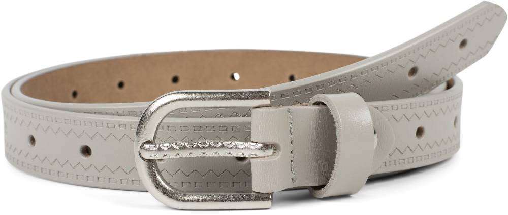 Stylebreaker Leder Gürtel Azteken Muster Geprägt