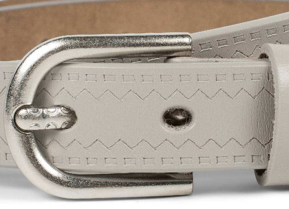 Stylebreaker Leder Gürtel Azteken Muster Geprägt