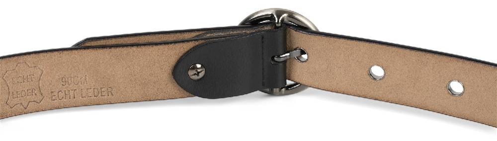 Stylebreaker Leder Gürtel Mit Lochnieten