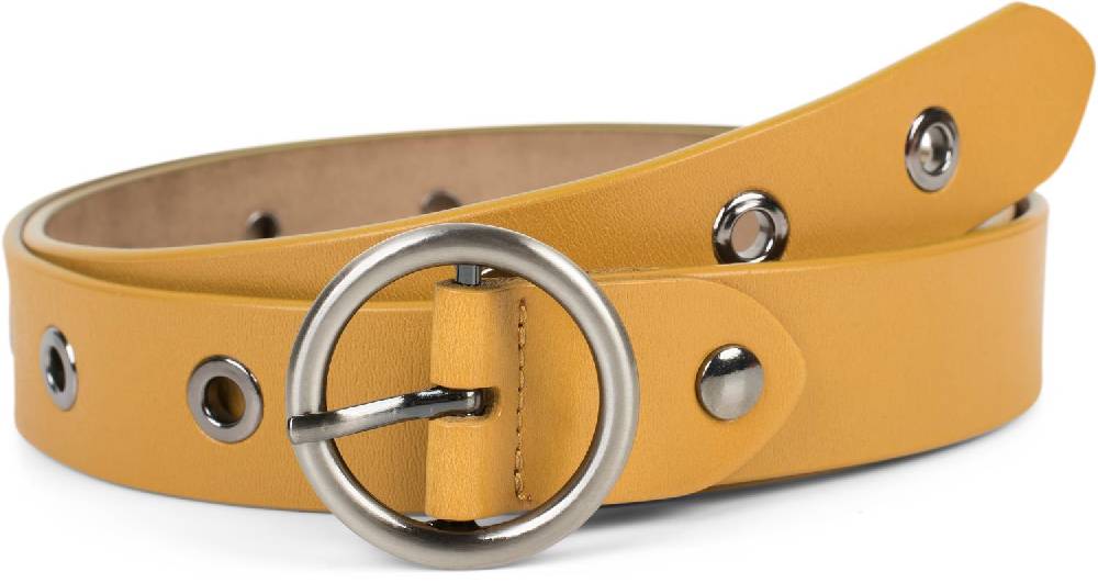 Stylebreaker Leder Gürtel mit Lochnieten