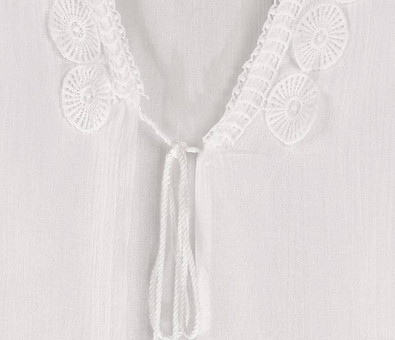 Stylebreaker Leichter Kurzarm Kimono Mit Stickerei