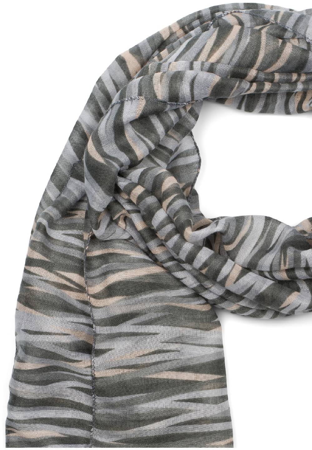 Stylebreaker Leichter Schal Mit Bunten Streifen