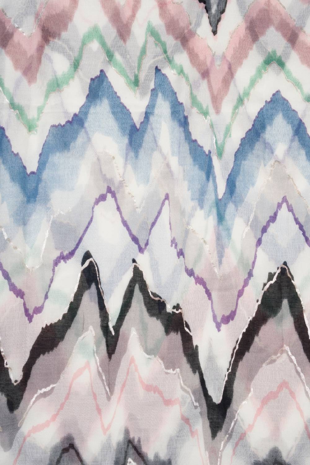 Stylebreaker Leichter Schal Mit Zick-Zack Muster