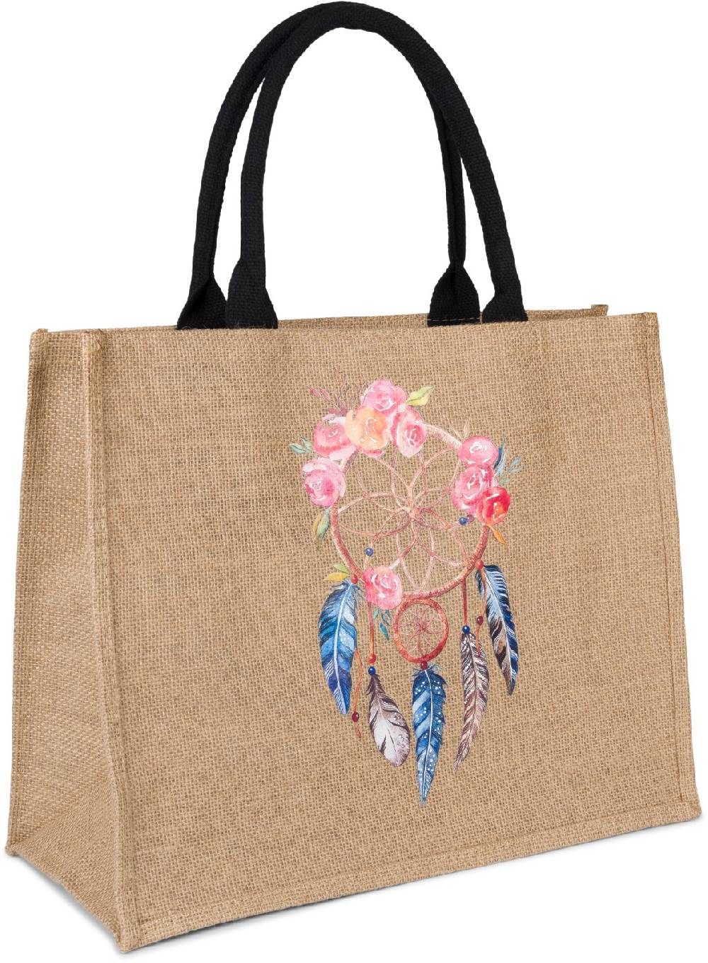 Stylebreaker Leinen Henkeltasche Traumfänger