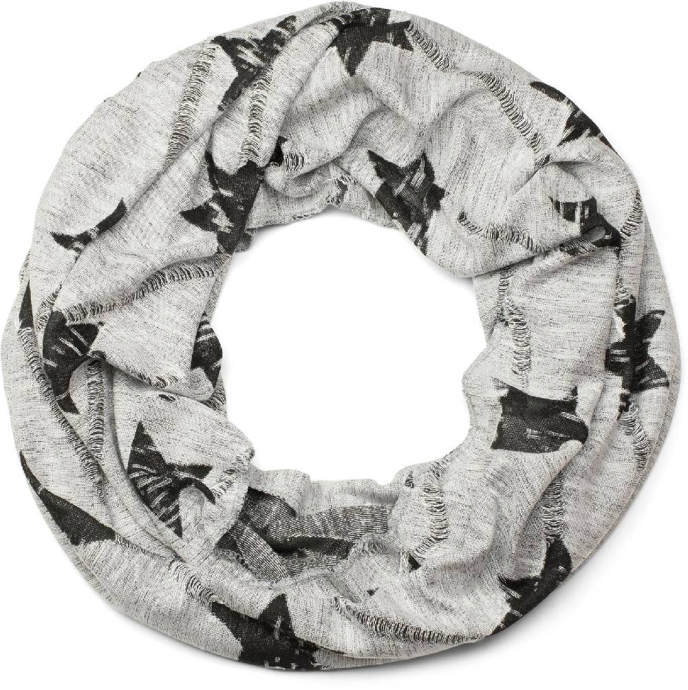 Stylebreaker Loop Melange mit Sterne Print