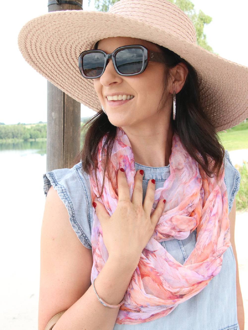 Stylebreaker Loop Mit Bunten Federn