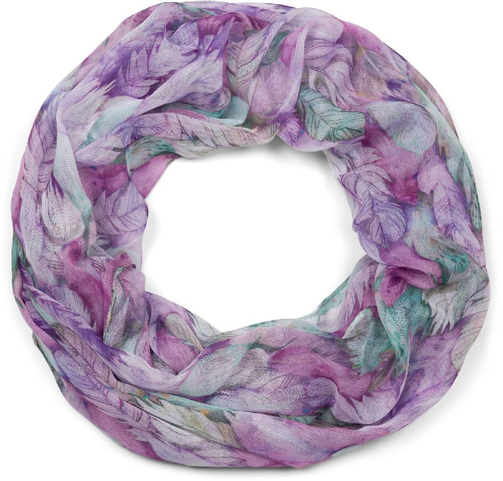 Stylebreaker Loop mit bunten Federn