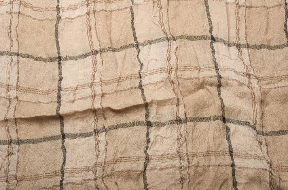 Stylebreaker Loop Mit Karomuster Und Fransen