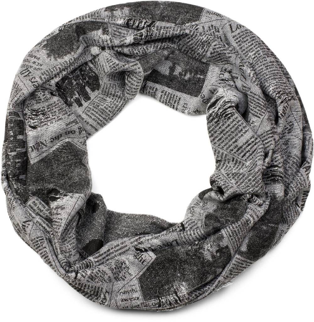 Stylebreaker Loop mit Newspaper Print