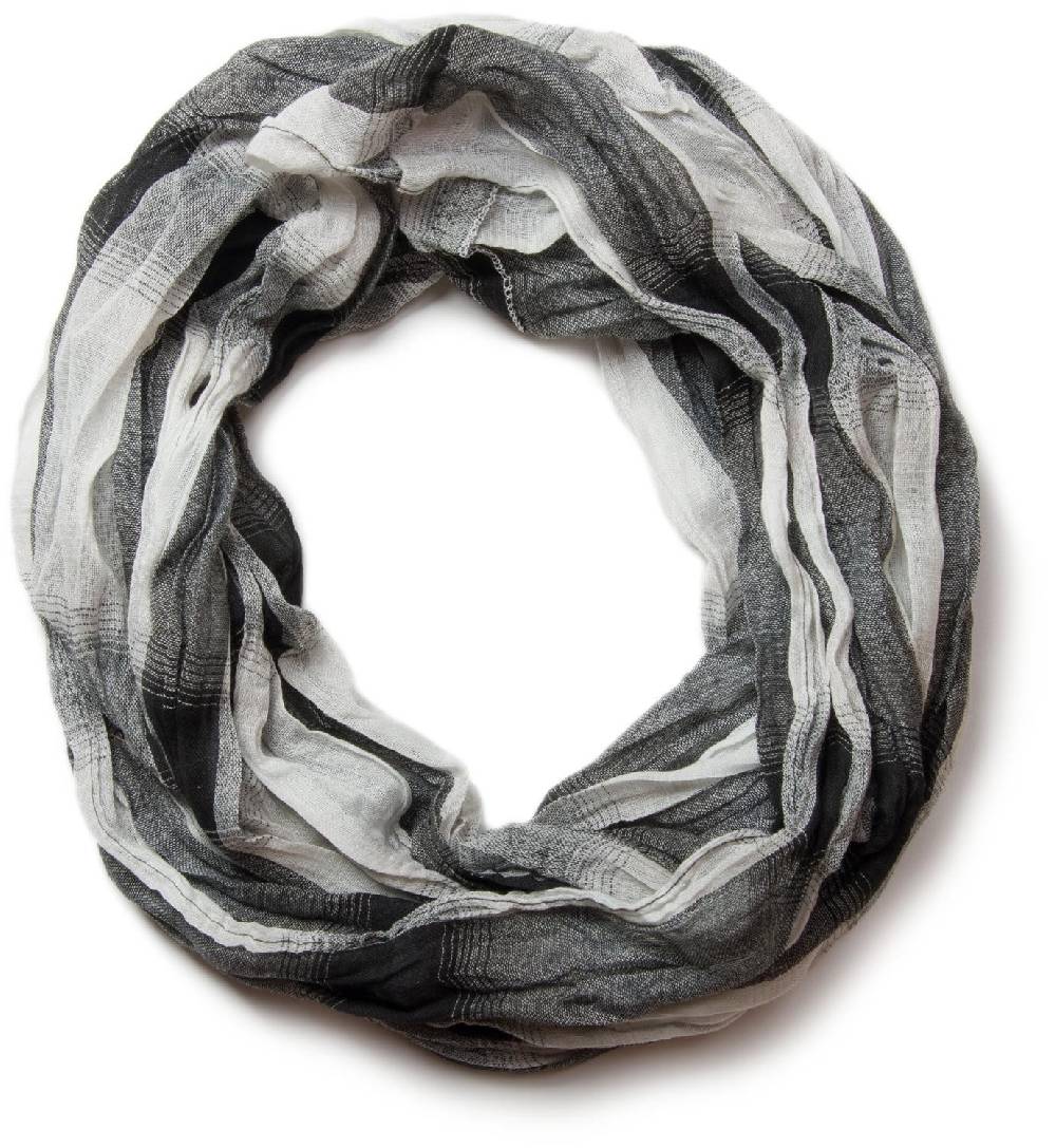 Stylebreaker Loop mit Streifen Karo Muster