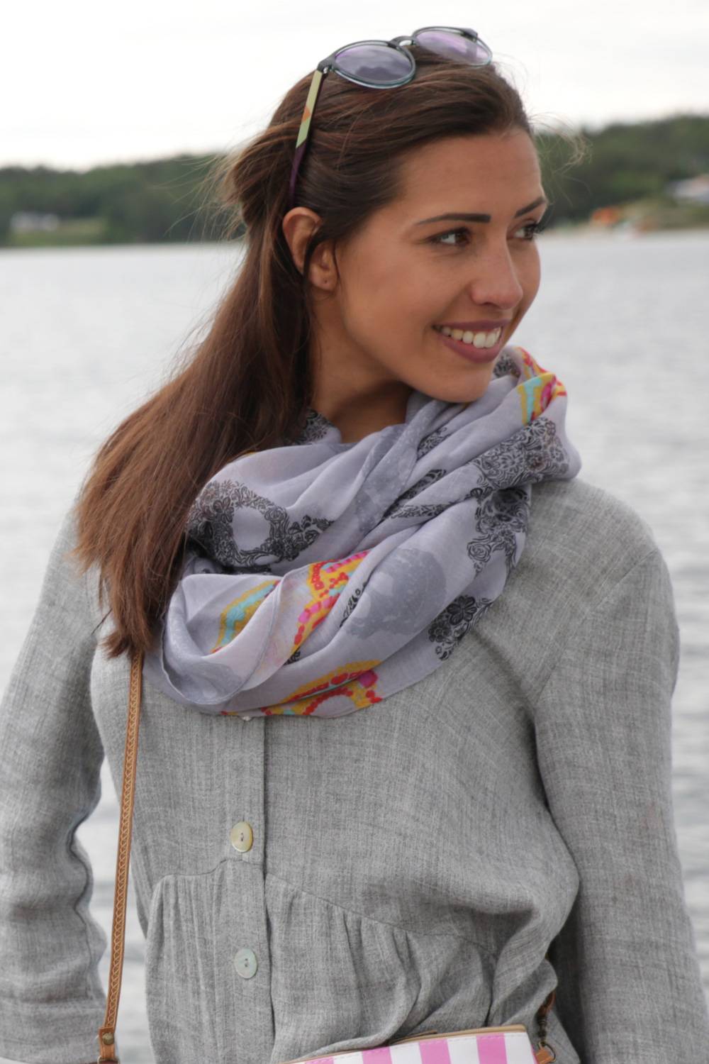 Stylebreaker Loop Mit Sugar Skull Totenkopf Print