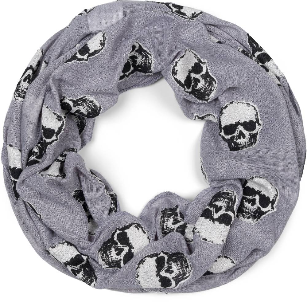 Stylebreaker Loop mit Totenkopf Applikation