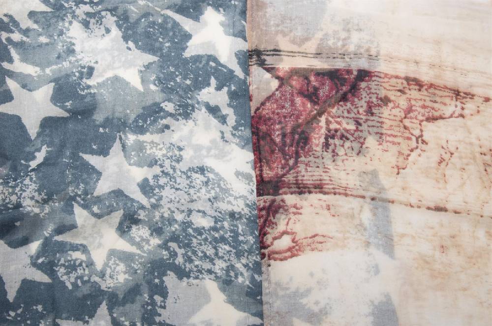 Stylebreaker Loop Mit Vintage Sterne Muster