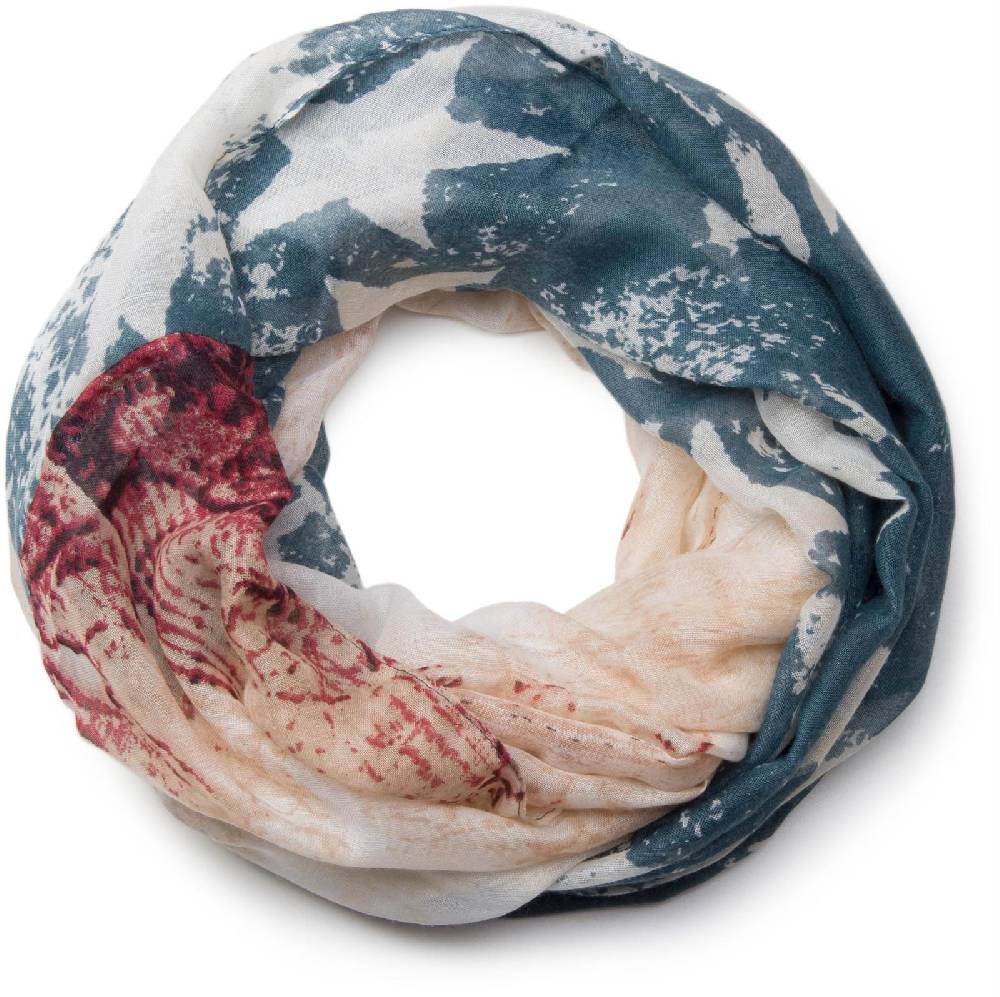 Stylebreaker Loop mit Vintage Sterne Muster