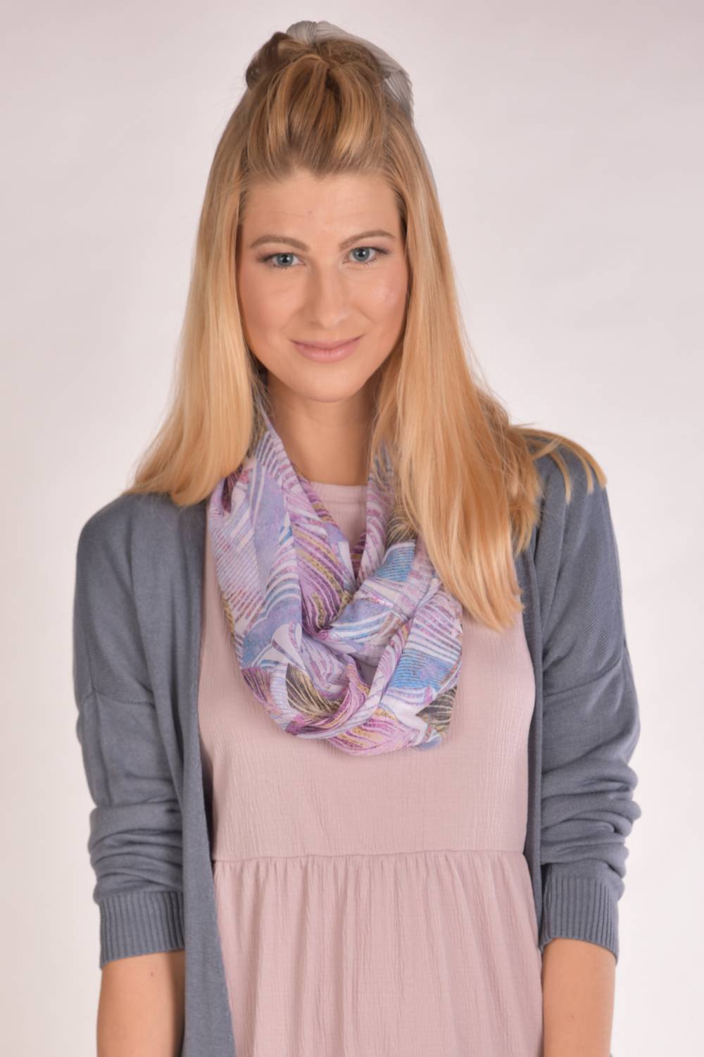 Stylebreaker Loop Schal Buntem Blätter Muster