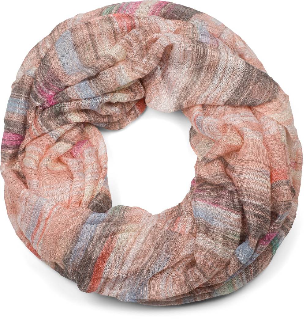 Stylebreaker Loop Schal buntem Streifen Muster