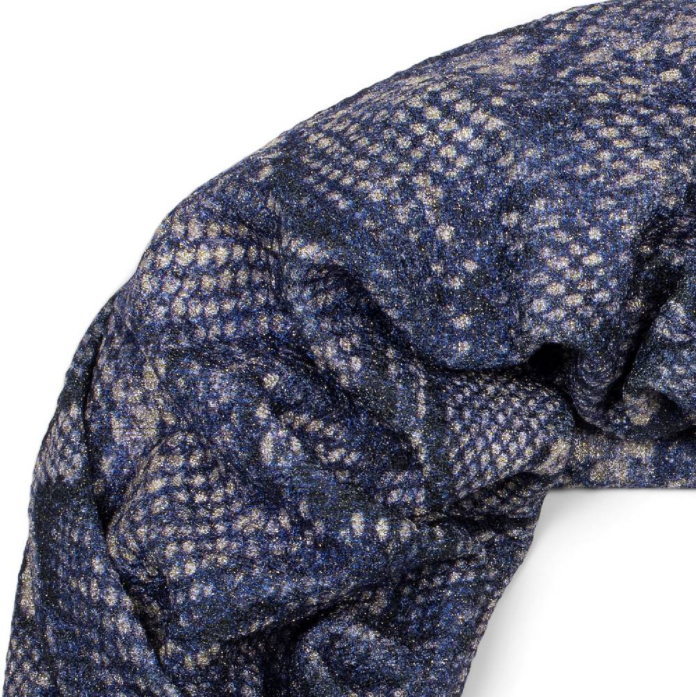 Stylebreaker Loop Schal Glitzer Schlangen Muster