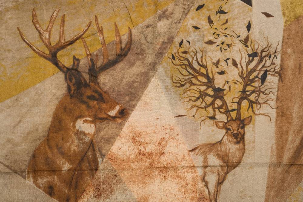 Stylebreaker Loop Schal Mit Hirsch Print