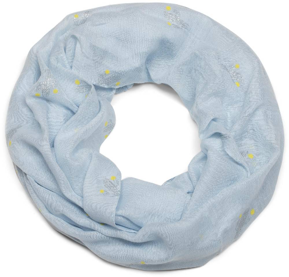 Stylebreaker Loop Schal mit Metallic Kaktus Print