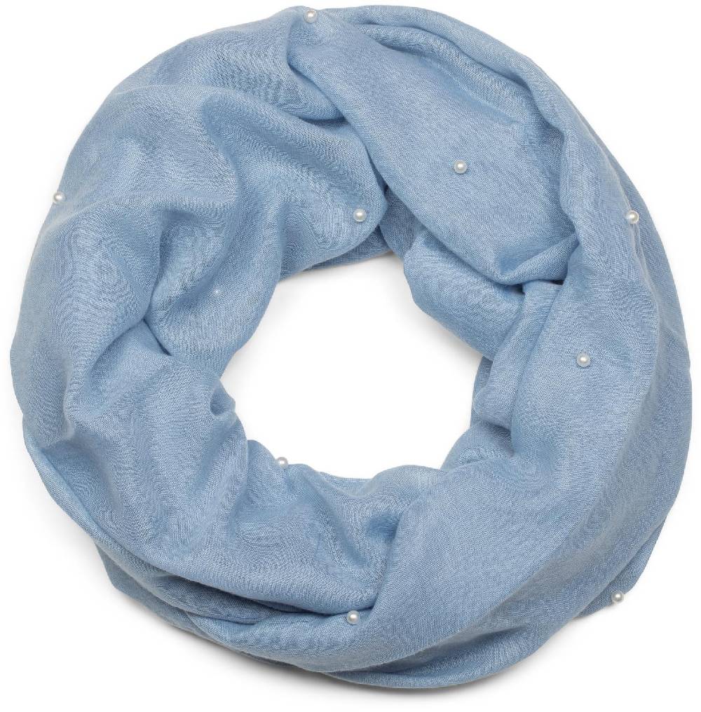 Stylebreaker Loop Schal mit Perlen Applikation