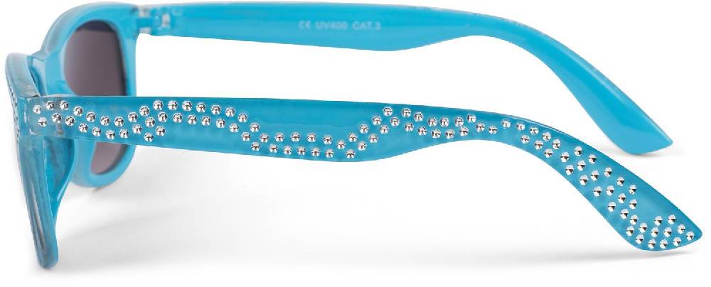 Stylebreaker Mädchen Nerd Sonnenbrille Mit Strass