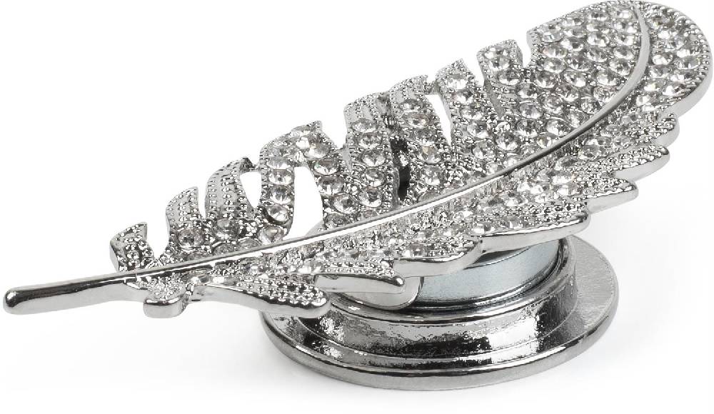 Stylebreaker Magnet Brosche Feder Mit Strass