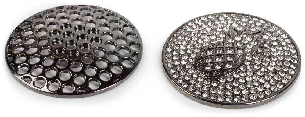 Stylebreaker Magnet Brosche Mit Ananas Und Strass