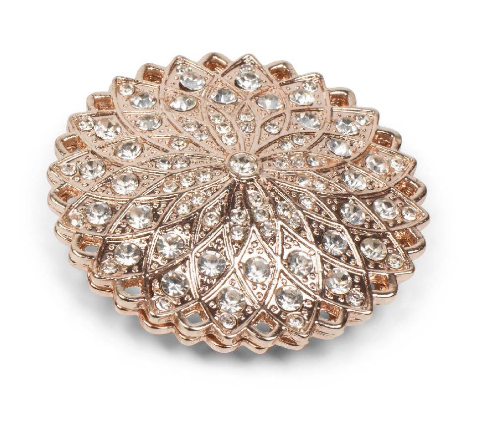 Stylebreaker Magnet Brosche Mit Strass