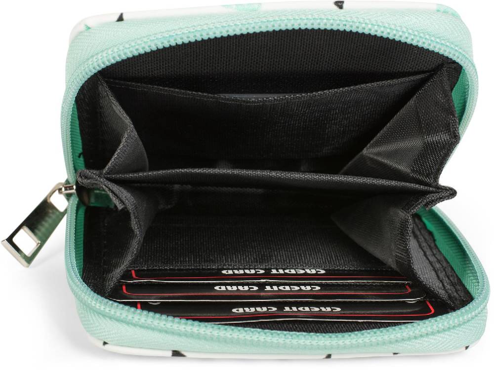 Stylebreaker Mini Geldbörse Mit Kaktus Muster