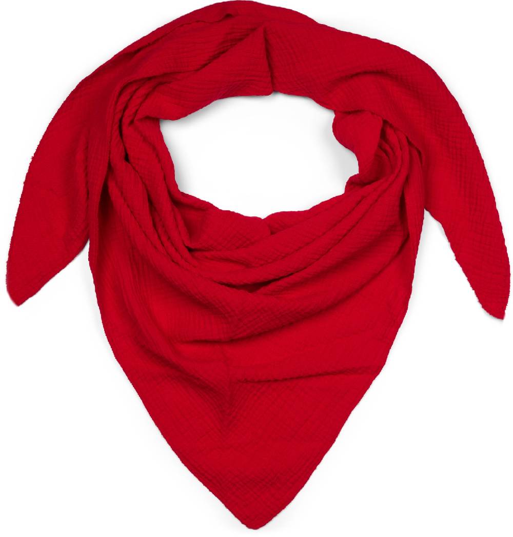 Stylebreaker Musselin Dreiecktuch Einfarbig