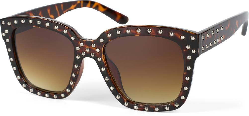 Stylebreaker Oversize Sonnenbrille mit Nieten