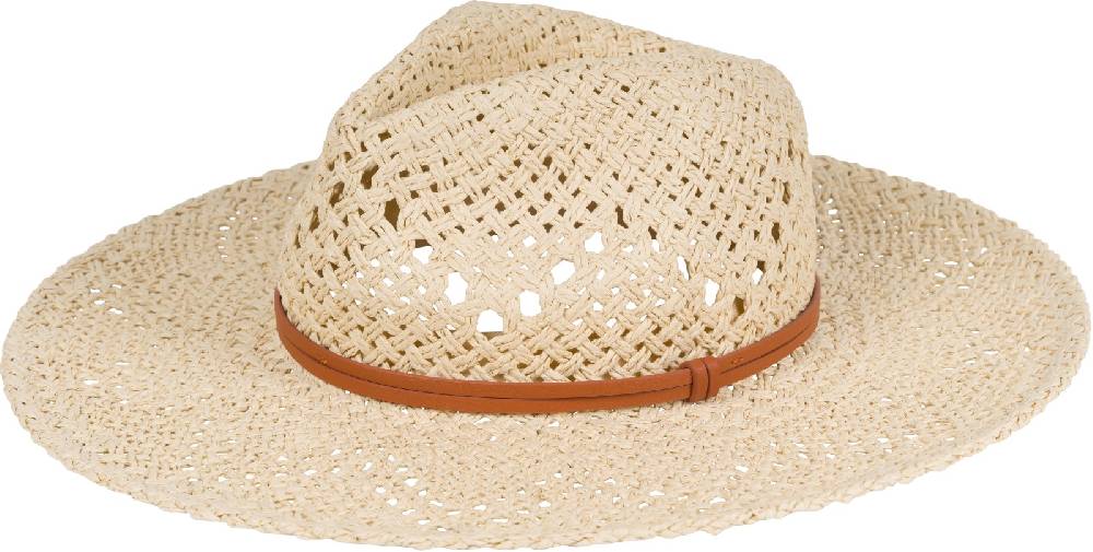 Stylebreaker Panama Strohhut Mit Stoff Zierband