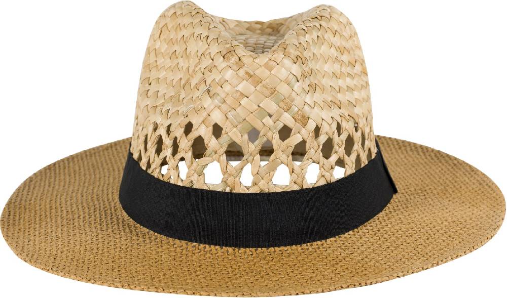 Stylebreaker Panama Strohhut Mit Stoff Zierband